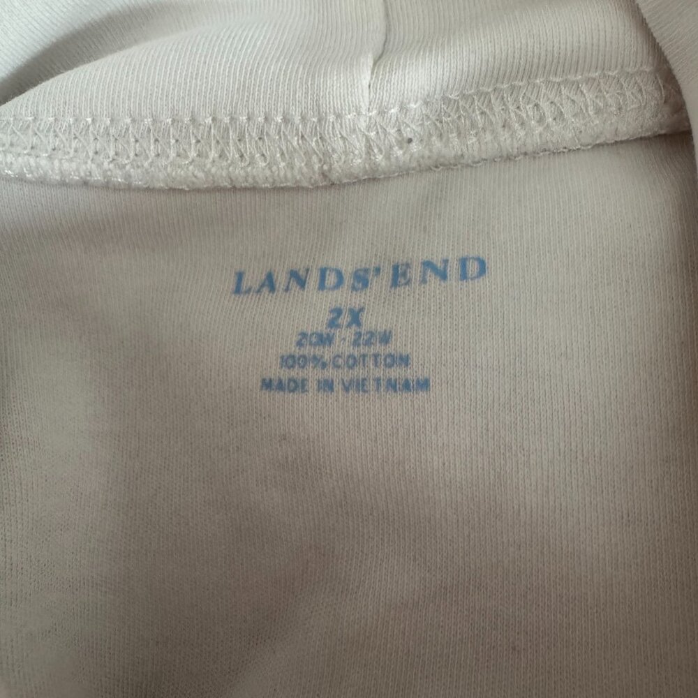 Lands' End White Turtleneck Top Size 2X (20W-22W) - Picture 11 of 11